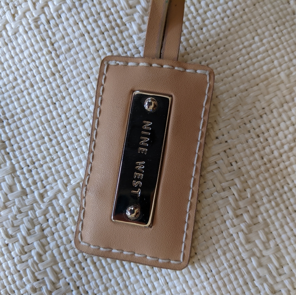 Nine West Cream Tote with Tan Straps - Picture 2 of 4